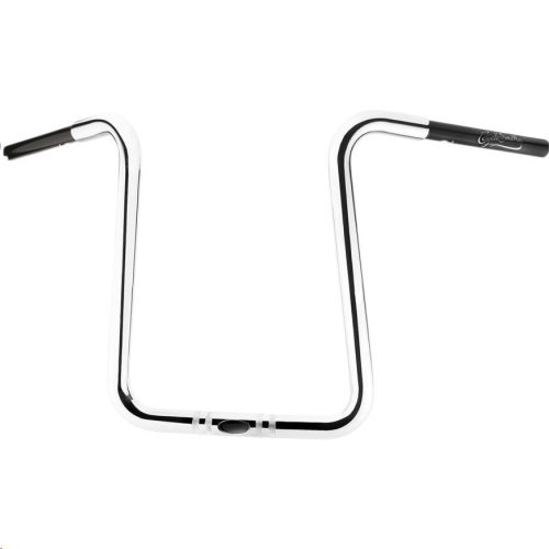 Cyclesmiths - Cyclesmiths 1-1/4in. California Lane-Splitter Ape Handlebar for 1-1/4in. Clamp Area - 16in. Rise - Chrome - 113CA16NS14H