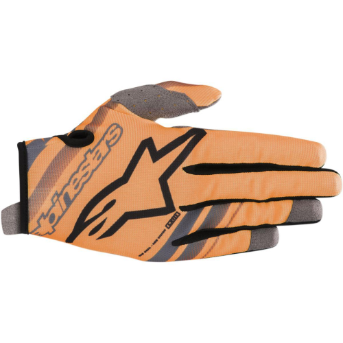 Alpinestars - Alpinestars Radar Youth Gloves - 3541819-451-MD Fluorescent Orange/Black Medium