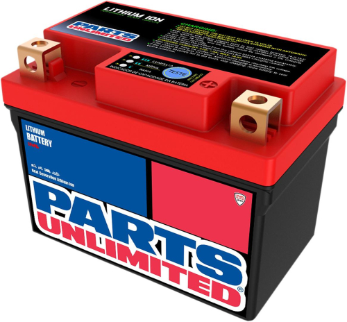 Parts Unlimited - Parts Unlimited Lithium Ion Battery - 4-7/16in. L x 2-3/4in. W x 3-3/8in. H - 2113-0680