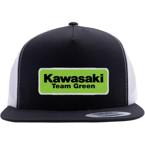 Factory Effex - Factory Effex Kawasaki Team Snapback Hat - 22-86102 Green/Black/White OSFM