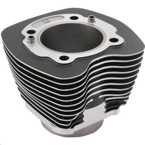 Drag Specialties - Drag Specialties Replacement Cylinders - 3.875in. Bore - Black/Highlighted Fins - 0931-0822