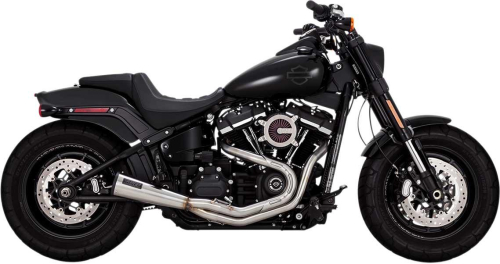 Vance & Hines - Vance & Hines Upsweep 2:1 Exhaust System - Stainless - 27623