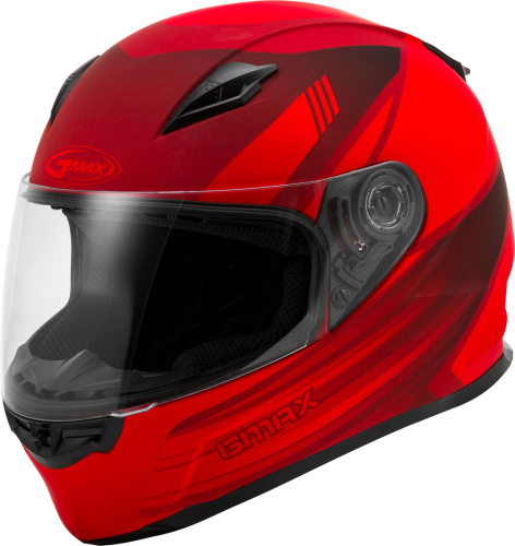 G-Max - G-Max GM-49Y Deflect Youth Helmet - G1493032 Matte Red/Black Large