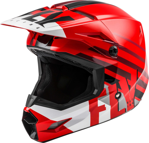 Fly Racing - Fly Racing Kinetic Thrive Youth Helmet - 73-3506YS Red/White/Black Small