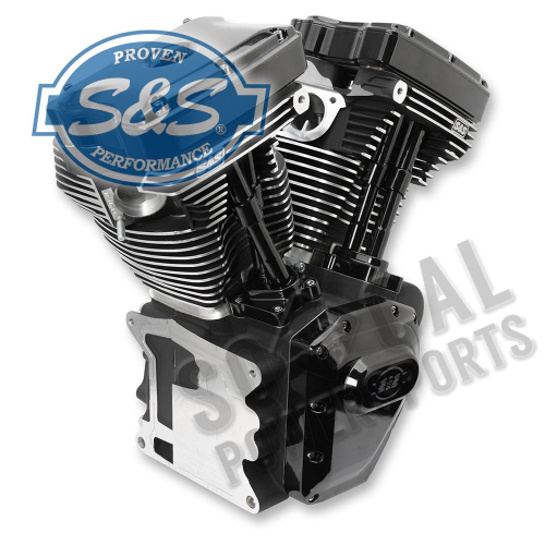S&S Cycle - S&S Cycle T124HC Series Long Block Engine - Black - 310-0831A