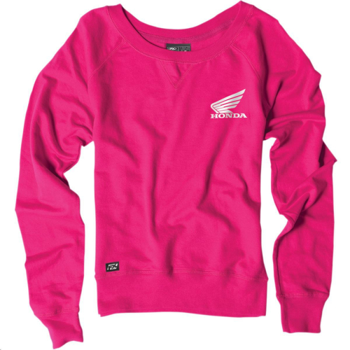 Factory Effex - Factory Effex Honda Womens Crew Sweatshirt - 22-88336 Bright Pink X-Large