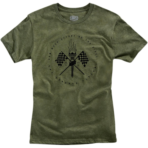 100% - 100% Valkyrie T-Shirt - 32086-005-12 Green Large