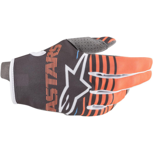 Alpinestars - Alpinestars Radar Youth Gloves - 3541820-1444-XS Anthracite/Fluorescent Orange X-Small