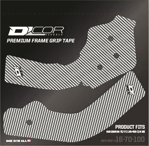 DCOR - DCOR Frame Grip Guard Decals - Black - 16-30-103