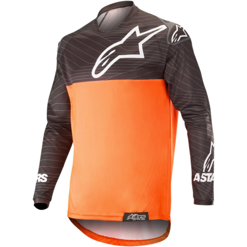 Alpinestars - Alpinestars Venture R Jersey - 3763019-451-S Orange/Fluorescent Black Small