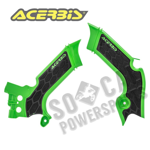 Acerbis - Acerbis X-Grip Frame Guard - Green/Black - 2742601089