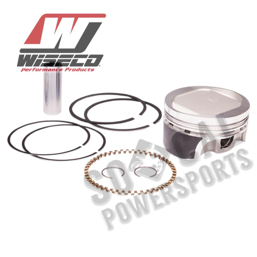 Wiseco - Wiseco Tracker Series Piston Kit (1200cc, Reverse Dome) - Standard Bore, 9.5:1 Compression - K0212PS