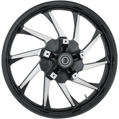 Coastal Moto - Coastal Moto Precision Cast Hurricane Custom 3D Front Wheel - 21in. x 3.5in. - Black - 3D-HUR213BC07