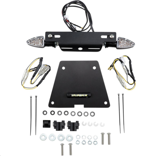 Targa - Targa Tail Kit with LED Turn Signals - Black/Amber - 22-168LED-L