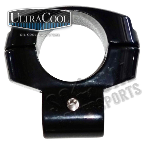 UltraCool - UltraCool 1in. Handlebar LED Clamp - Black Chrome - AC-20B