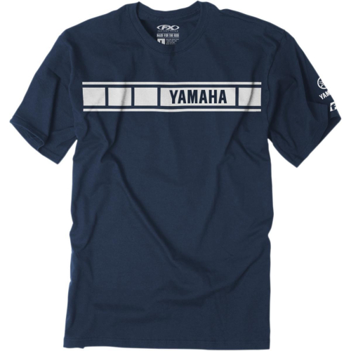 Factory Effex - Factory Effex Yamaha Speed Block Premium T-Shirt - 22-87228 Navy 2XL