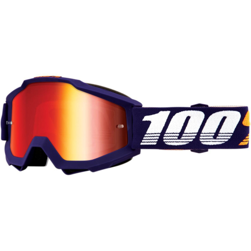 100% - 100% Accuri Grib Goggles - 50210-284-02 Grib / Red Lens OSFM