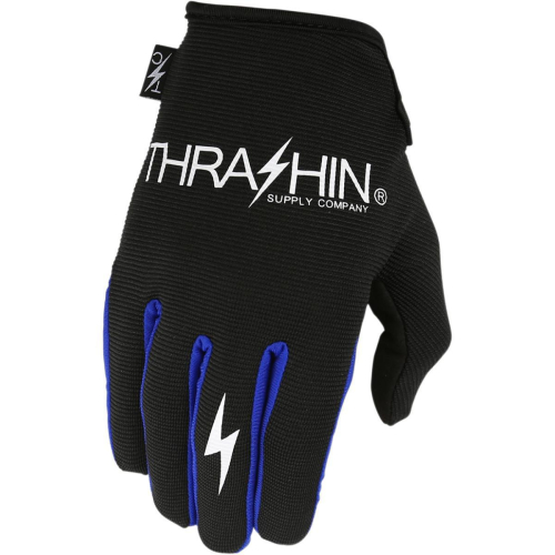 Thrashin Supply Company - Thrashin Supply Company Stealth Gloves - SV1-04-12 Black/Blue 2XL