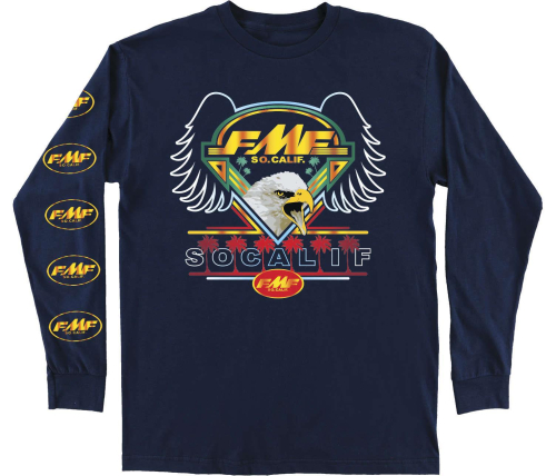 FMF Racing - FMF Racing Flagship Long Sleeve T-Shirt - FA9119900-NVY-XXL Navy 2XL