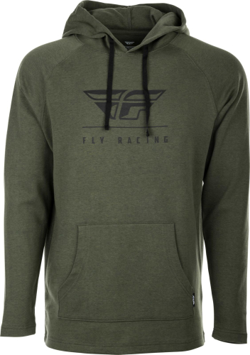 Fly Racing - Fly Racing Crest Pullover Hoodie - 354-0249S Black Small