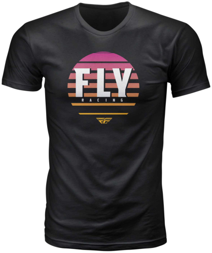 Fly Racing - Fly Racing Fly Circle Youth T-Shirt - 352-1196YL Black Large