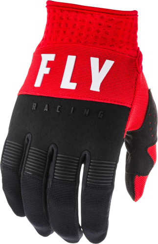 Fly Racing - Fly Racing F-16 Youth Gloves - 373-91305 Red/Black/White Size 05
