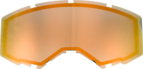 Fly Racing - Fly Racing 2019 Non-Vented Dual Lens - Orange Mirror/ Smoke - 37-5443