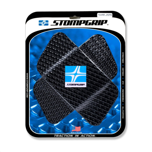 Stompgrip - Stompgrip Icon Profile Quadrilateral Tank Grips - Black - 50-14-0005B