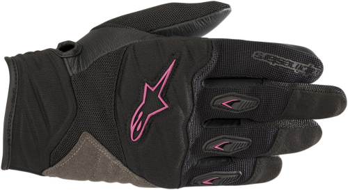 Alpinestars - Alpinestars Stella Shore Womens Gloves - 3516318-1039-XS Black/Fuchsia X-Small