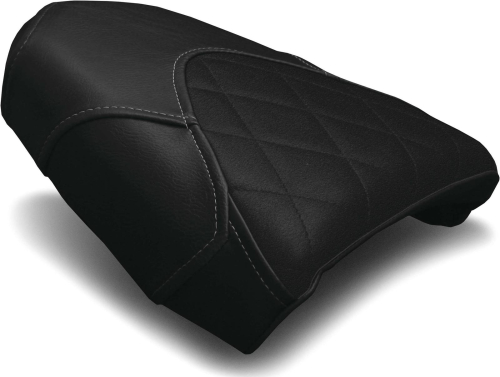 Luimoto - Luimoto Diamond Edition Passenger Seat Covers - Suede/Vintage Black/Perforated Black - 8161205