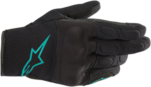 Alpinestars - Alpinestars Stella S-Max Drystar Womens Gloves - 3537620-1170-S Black/Teal Small