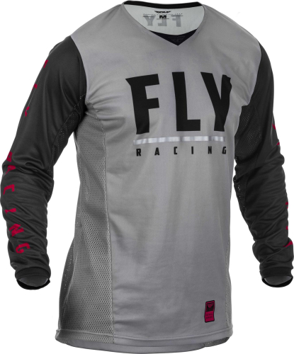Fly Racing - Fly Racing Patrol Jersey - 373-657L Gray/Black Large