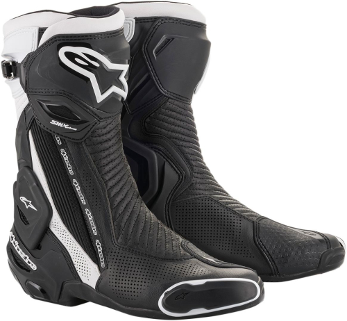 Alpinestars - Alpinestars SMX Plus Vented Boots - 2221119-12-38 Black/White Size 5