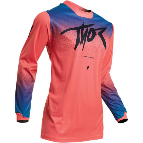 Thor - Thor Pulse Fader Womens Jersey - 2911-0191 Coral X-Large