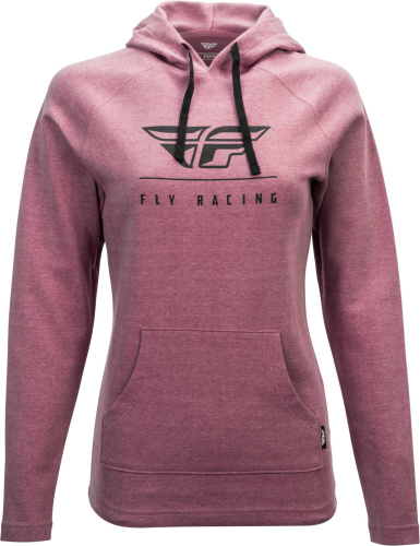 Fly Racing - Fly Racing Fly Crest Womens Hoody - 358-0137X Mauve X-Large