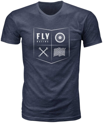 Fly Racing - Fly Racing Fly All Things Moto T-Shirt - 352-1208M Midnight Navy Medium