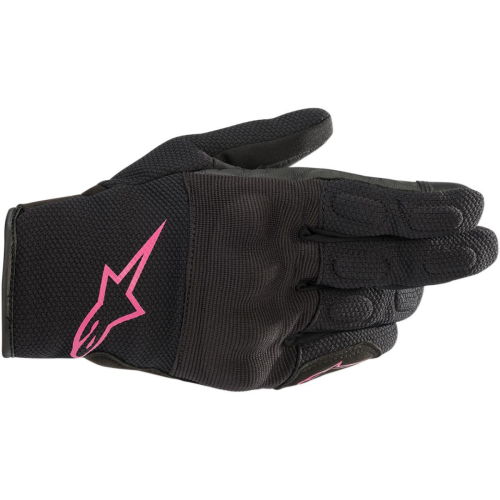 Alpinestars - Alpinestars Stella S-Max Drystar Womens Gloves-3537620-1039-M Black/Pink Medium