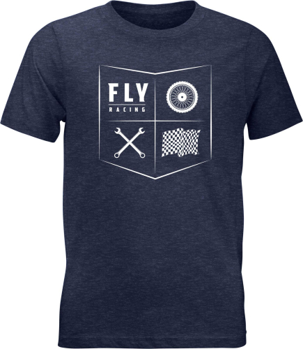 Fly Racing - Fly Racing Fly All Things Moto Youth T-Shirt - 352-1208YL Midnight Navy Large