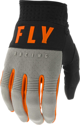 Fly Racing - Fly Racing F-16 Youth Gloves - 373-91502 Gray/Black/Orange Size 02