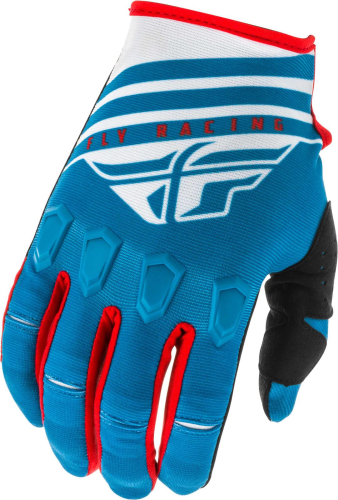 Fly Racing - Fly Racing Kinetic K220 Gloves - 373-51113 Blue/White/Red Size 13