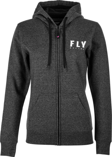 Fly Racing - Fly Racing Fly Logo Womens Hoody - 358-0138S Charcoal Small