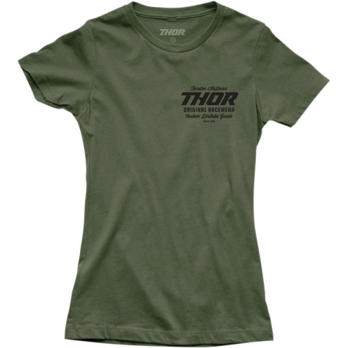 Thor - Thor The Goods Vintage Womens T-Shirt - 3031-3712 Military Green Large