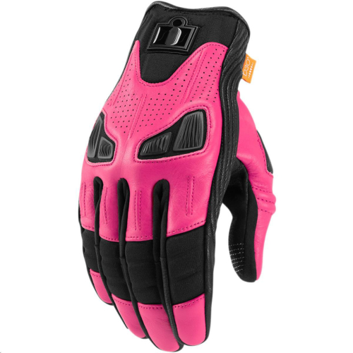 Icon - Icon Automag Womens Gloves - 3302-0678 Pink Small