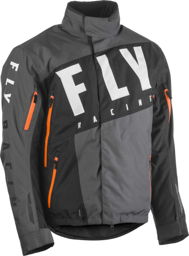 Fly Racing - Fly Racing SNX Jacket - 470-4111L Gray/Black/Orange Large