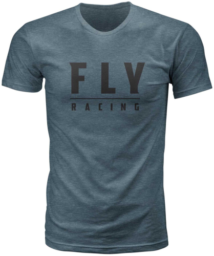 Fly Racing - Fly Racing Fly Logo T-Shirt - 352-1248X Indigo Blue X-Large