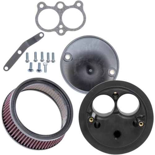 S&S Cycle - S&S Cycle Super Stock Stealth Air Cleaner Kit for Stock Engines - 170-0414A