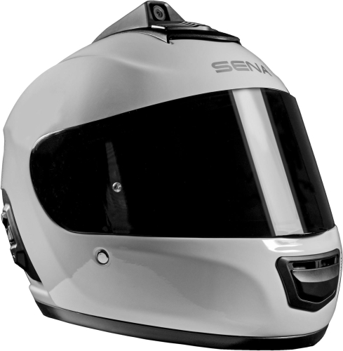 SENA - SENA Momentum Inc Pro Solid Helmet - MOI-PRO-GW-L-01 Glossy White Large