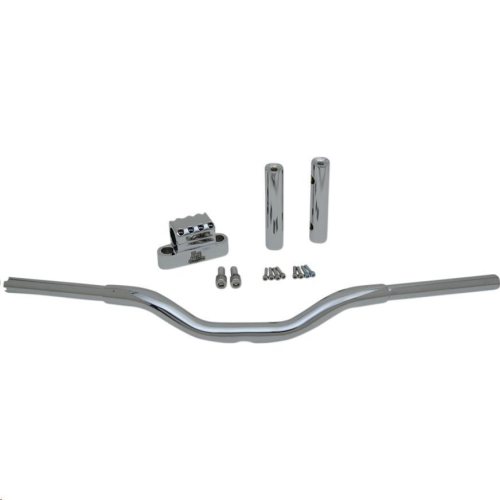 LA Choppers - LA Choppers 1-1/4in. Kage Fighter Straight Heights T-Bar - 8in. Rise - Chrome - LA-7335-08