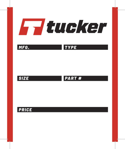 Tucker - Tucker Tire Labels - 699994