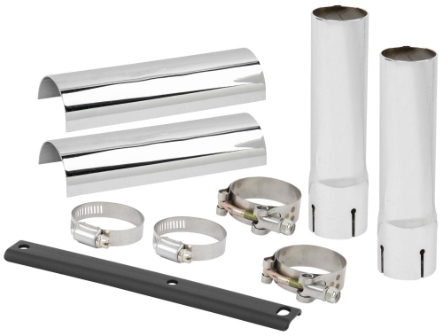 Arlen Ness - Arlen Ness Down-N-Out Muffler and Heat Shield Extension Kit - 60-126